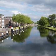 Delft  le canal du Rhin