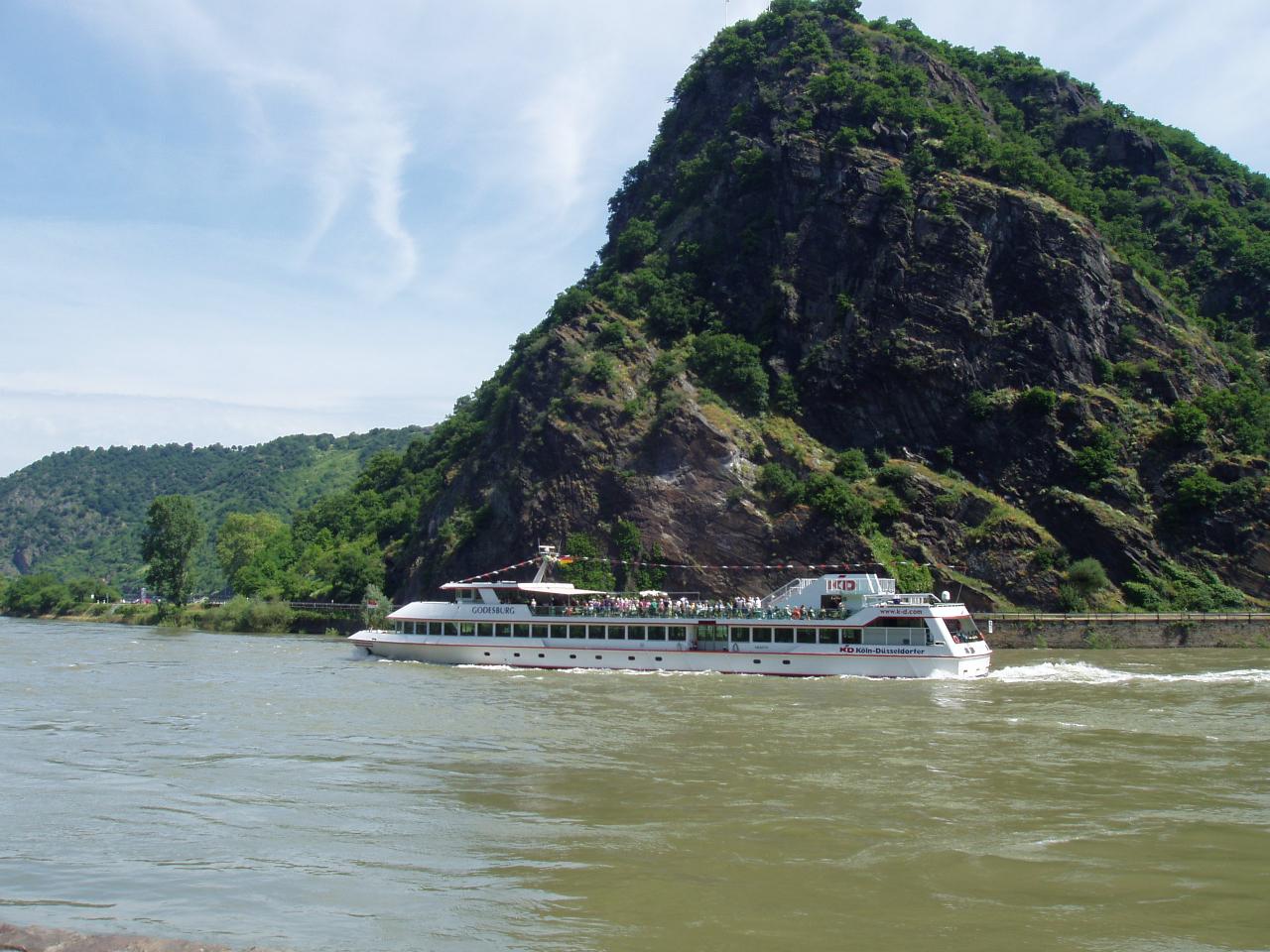 St Goar am Rhein  le rocher de la Lorelei