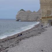 Etretat  l'esplanade