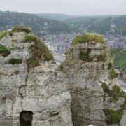 Etretat vu des falaises