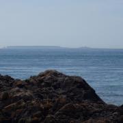 pointe de Goury   île Anglo-Normande au loin