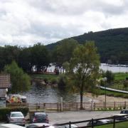 lac de Vassivière du parking camping cars