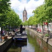 Delft la ville et le canal