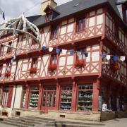 Josselin  maison à pans de bois