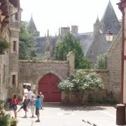 Josselin  l'entrée du château