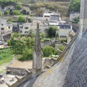 Montsoreau  vue sur le village