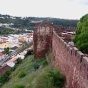 Silves les remparts de la forteresse